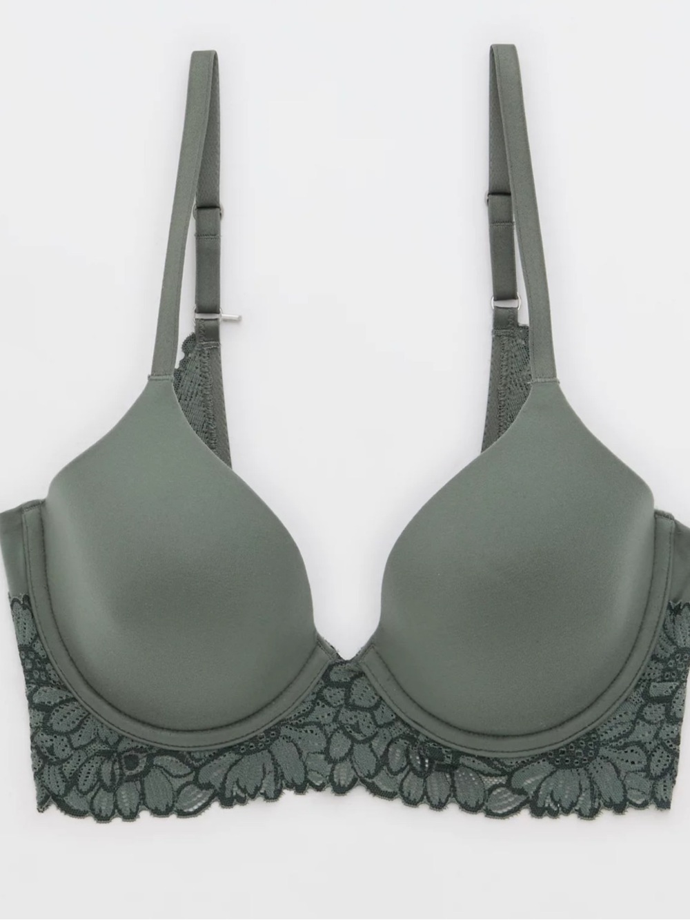 NWT Aerie Real Good Sunnie Bloom Lace Full Coverage Bra Daisy Lightly Lined 36C